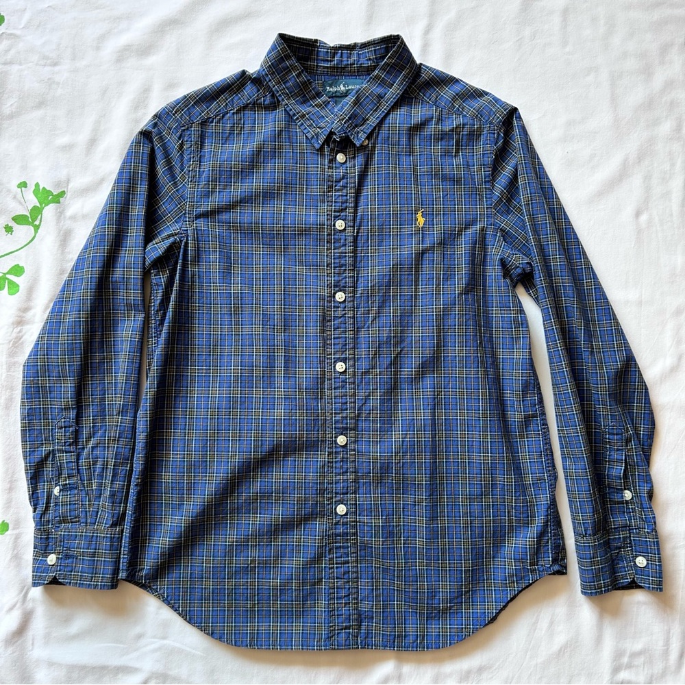 Ralph Lauren Boy’s 14-16 Button Down Long Sleeve Shirt